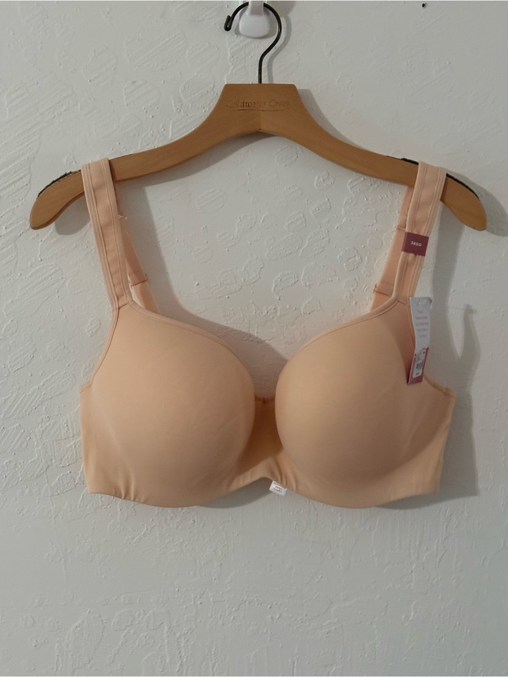 NEW Cacique Lane Bryant Lightly Lined Balconette Bra 38DD Cafe Mocha/Peach